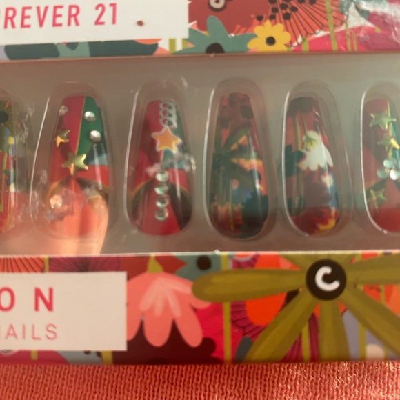 Shae Anthony She This Press On Nails Forever 21 Coffin NWT BLM Melanin 4C Queen - Picture 7 of 9